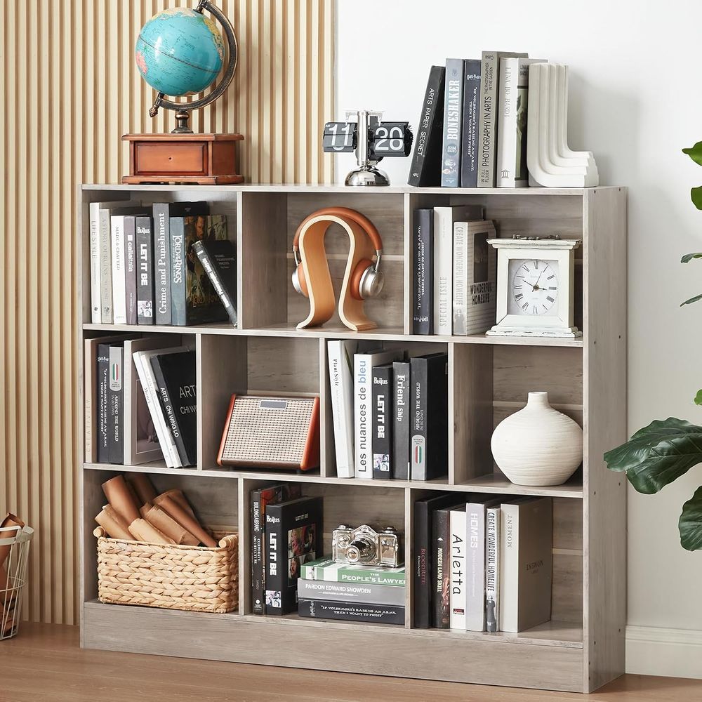 LEYAOYAO 10 Cube Bookshel with - Storage 评论和价格