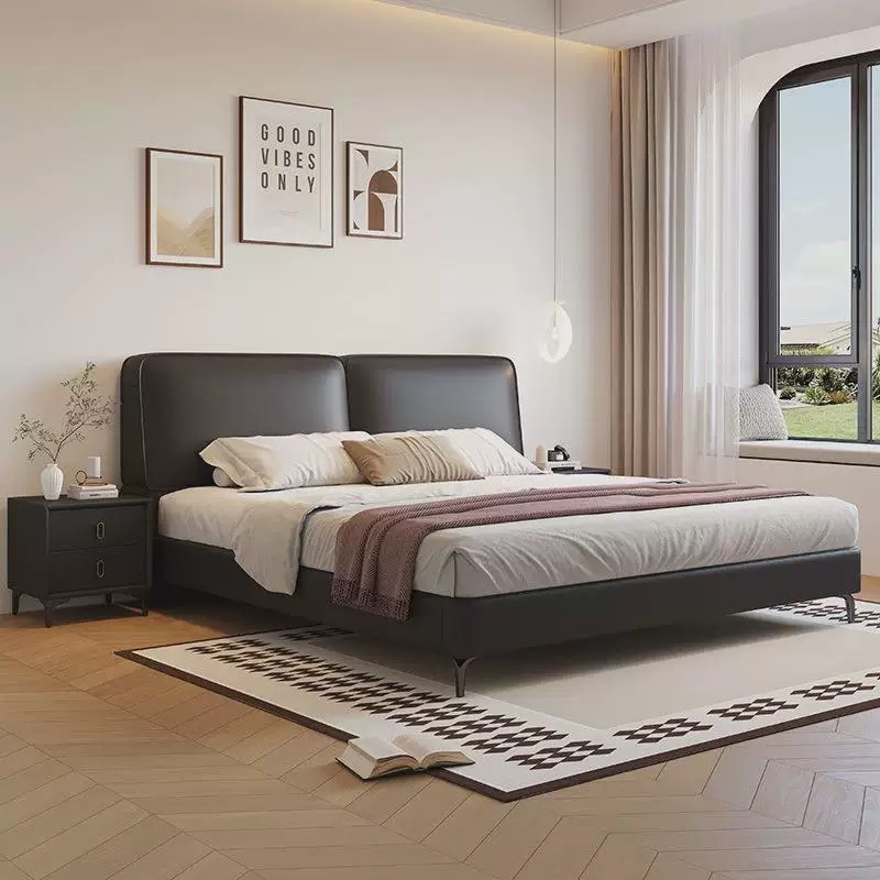 Modern Luxury Wood Bedroom Fur - King Size Bed Frame With Storage Drawers 评论和价格