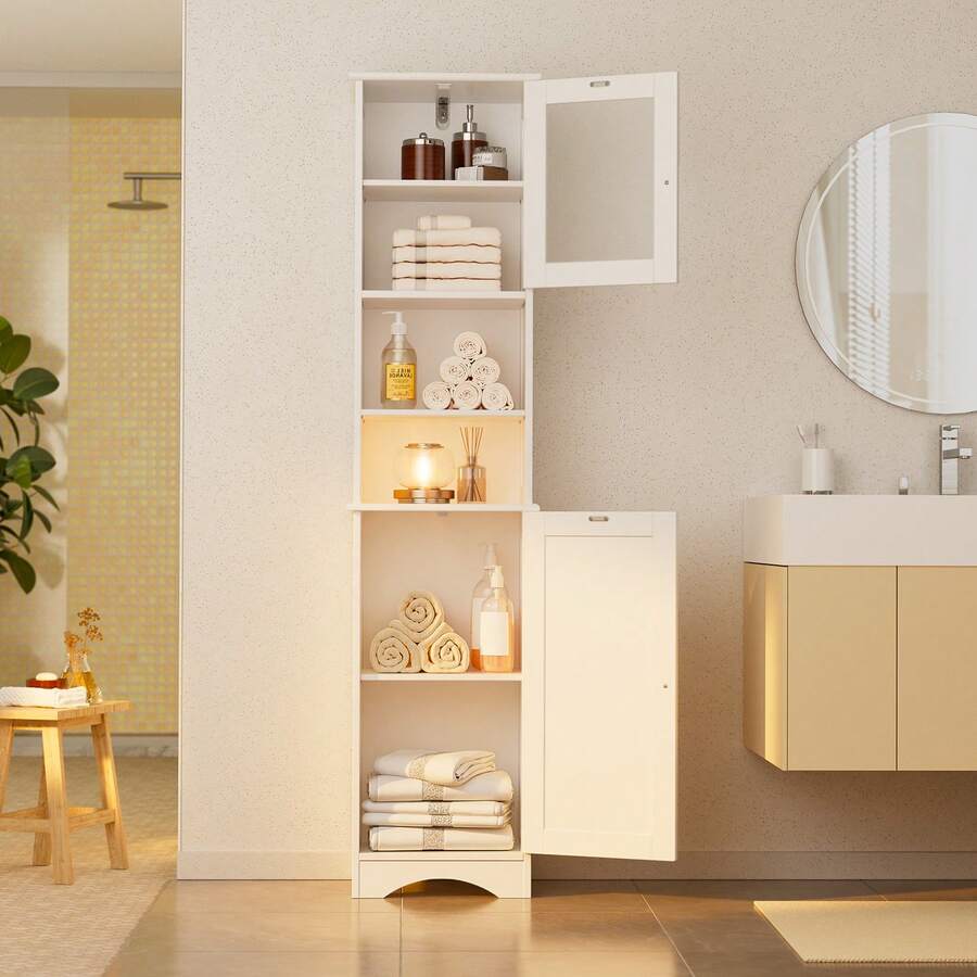 Bathroom Cabinet With Two-Way  - Storage 评论和价格