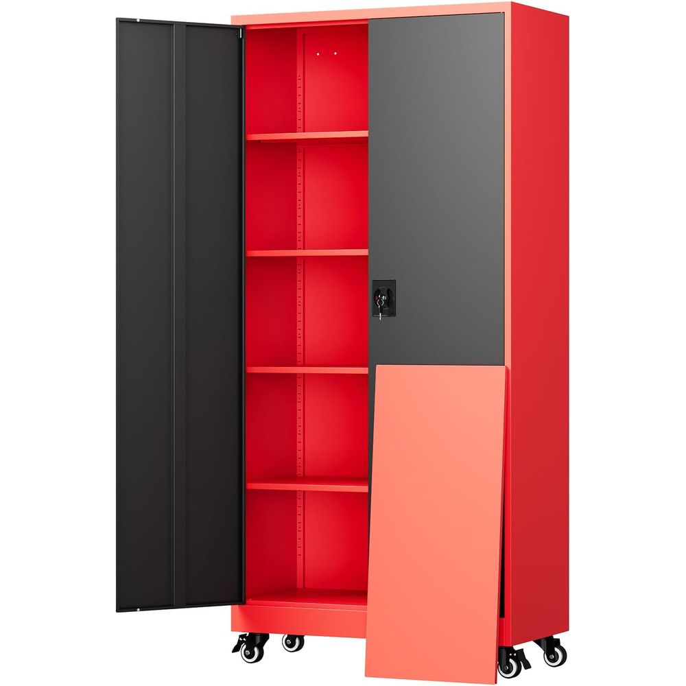 Metal Garage Storage Cabinet w - Storage 评论和价格