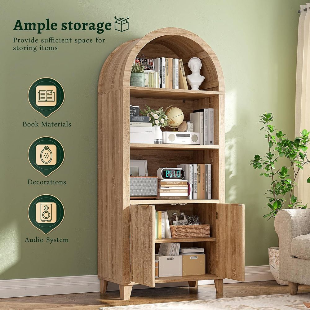 Arched Cabinet, 5-Tier Storage - Storage 评论和价格